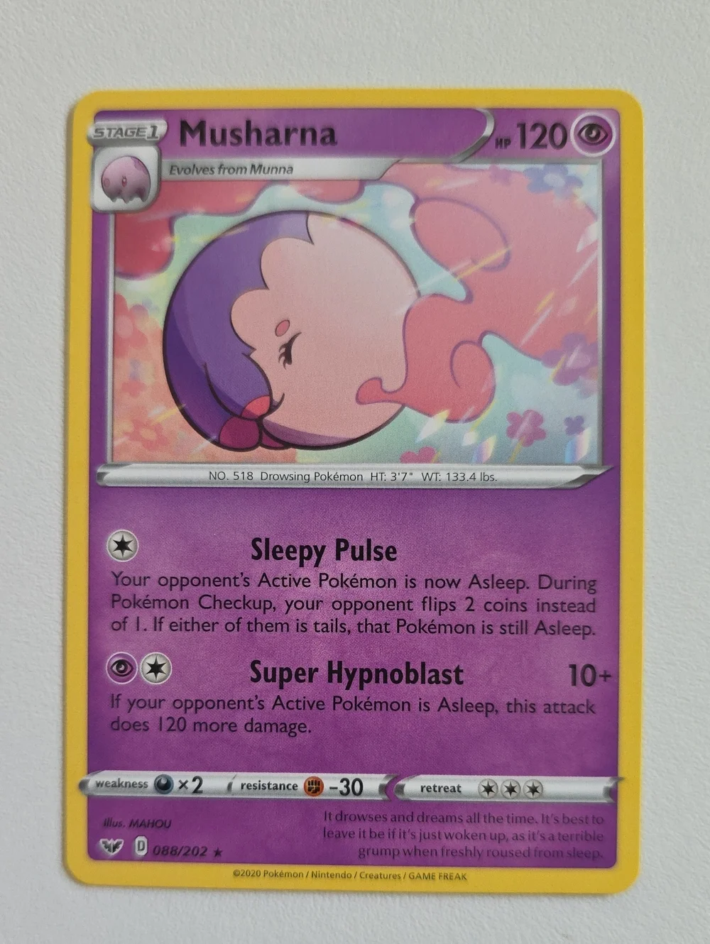 Pokemon Munna And Musharna Trading Cards